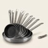 Flat Non-Stick Aluminum Alloy Frying Pan