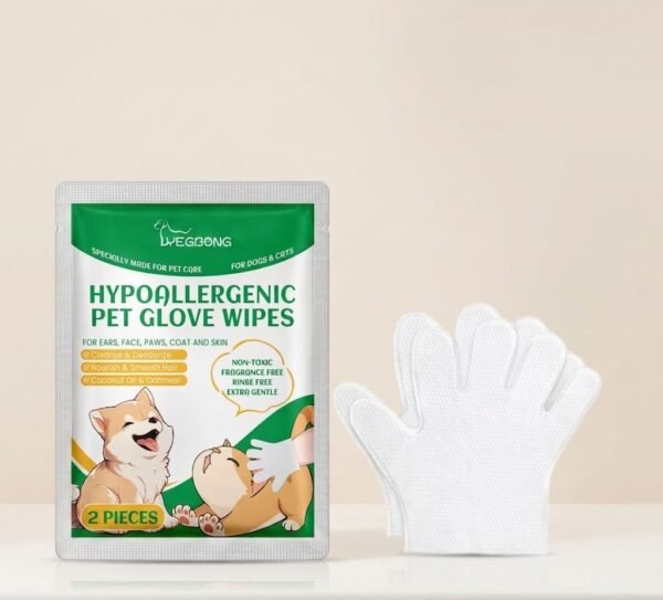 Pet Hair And Skin Gentle Cleaning Care Gloves