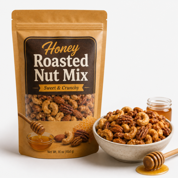 Honey Roasted Nut Mix (16 oz)